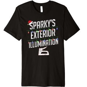 Christmas Vacation “Sparky’s exterior illumination” XL men’s black shirt